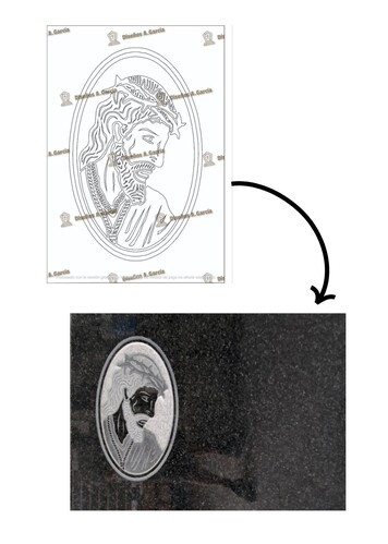 Paso de diseño corel a lápida